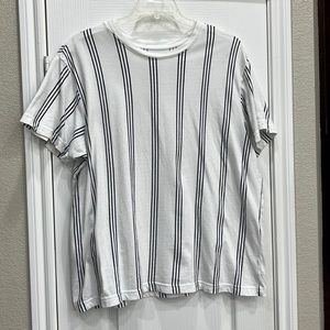 Original Use Vertical Striped Short Sleeve Tee